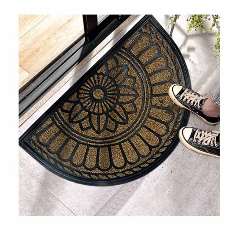 Family Rubber Outdoor Coconut Shell Door Mat 