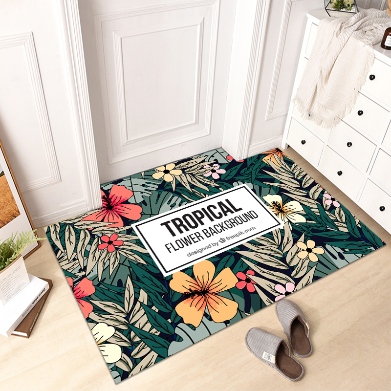 Custom heavyduty embossed waterproof rubber door mat Door Mat